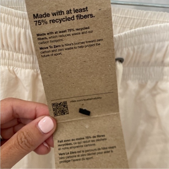 NWT NIKE SKORT skirt tennis golf WHITE and light peach sz small - Picture 4 of 6